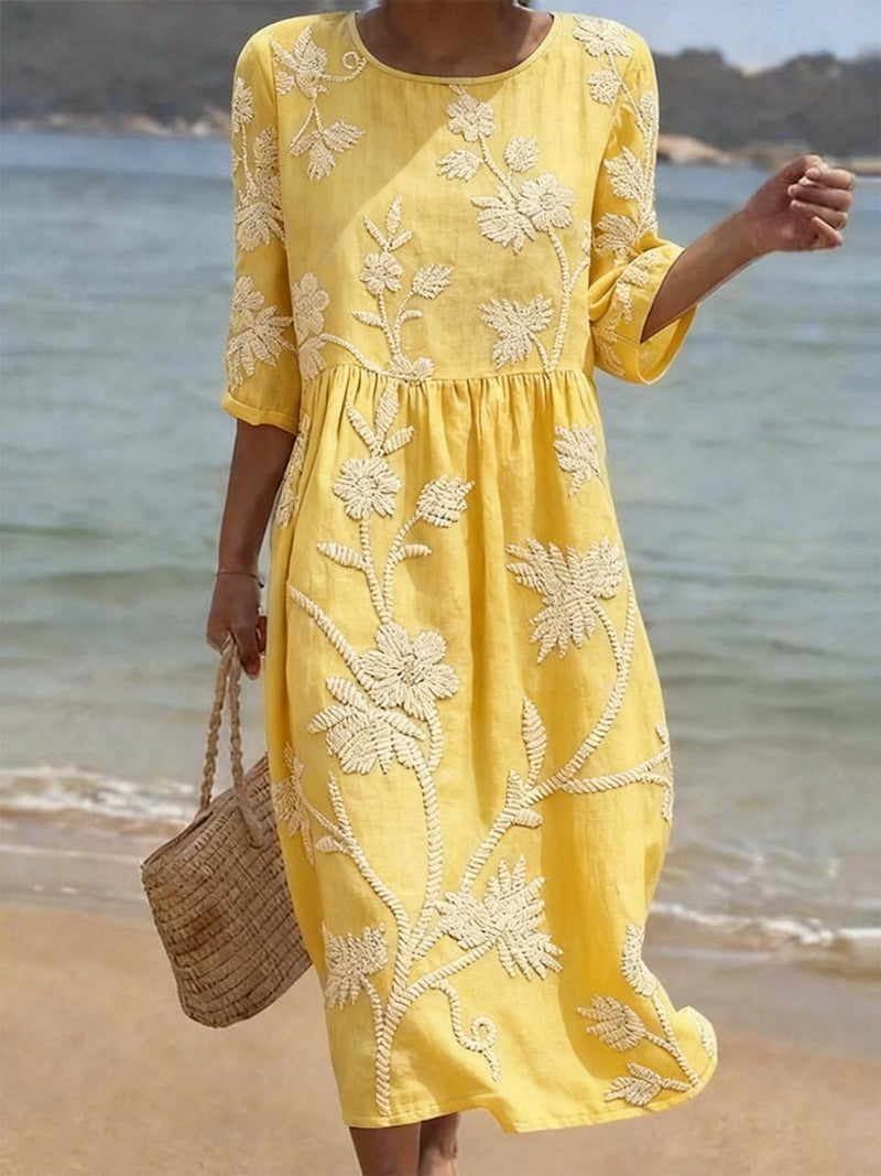 Elsa™ | Vestido Midi Estampado