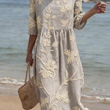 Rosário™ | Vestido Midi Estampado
