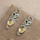 Boucles d’oreilles Hibou bohème