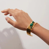 Pulseira Olho de Tigre Dourada