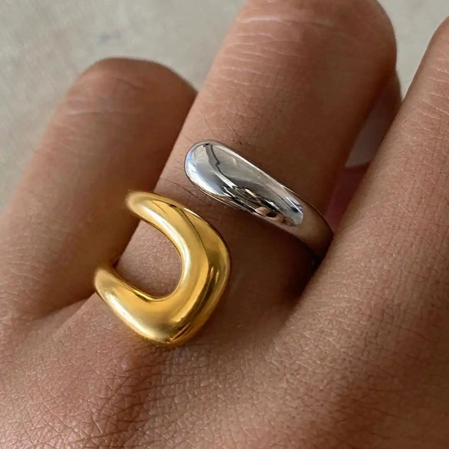 Anel Aberto Dourado
