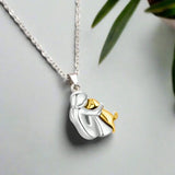 Collier pendentif Étreinte