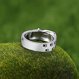 Bague inspirée des colliers pour chiens : mignonne et élégante