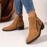 Georgina | Botins Clássicos em Camurça