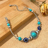 Pulseira Turquesa Prata Antiga
