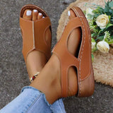 Camila — Sandálias de Verão de Sola Cheia
