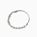 Pulseira Rígida com Madrepérola e Pérola
