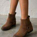 Ester | Botins Western em Camurça