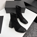 Mercês | Botins Pretos em Camurça