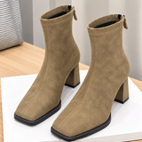 Henriqueta | Botins Essenciais em Camurça