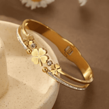 Pulseira Rígida Flor