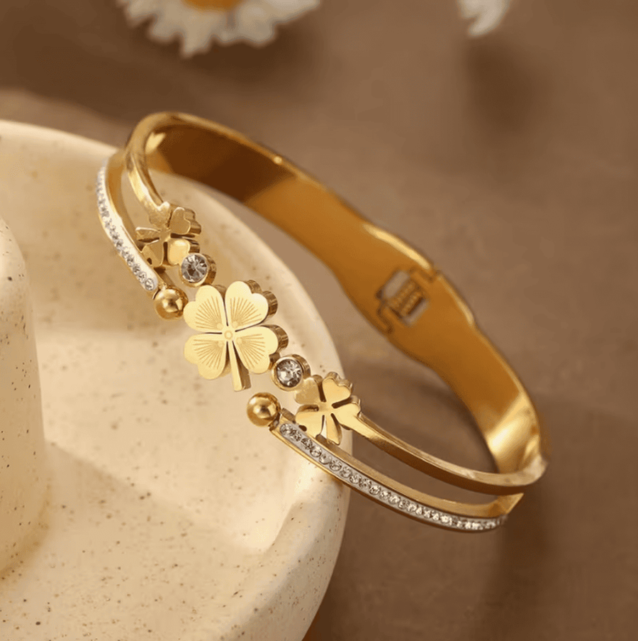 Pulseira Rígida Flor