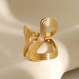 Anel de Contas Dourado