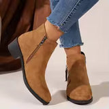 Georgina | Botins Clássicos em Camurça
