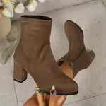 Sebastiana | Botins Camel em Camurça