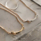 Collier teckel doré