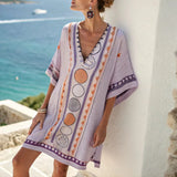 Miriam - Vestido de Praia Elegante e Intemporal