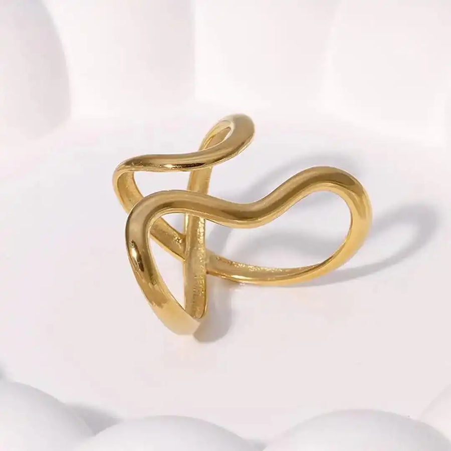 Anel Ajustável Dourado