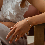 Pulseira Pérolas Pontilhadas