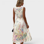 Isadora | Vestido Midi com Detalhe em Renda