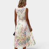 Isadora | Vestido Midi com Detalhe em Renda