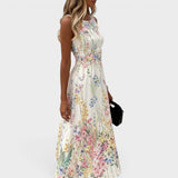 Isadora | Vestido Midi com Detalhe em Renda