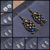Brincos Pendentes Mocho Boho Vintage