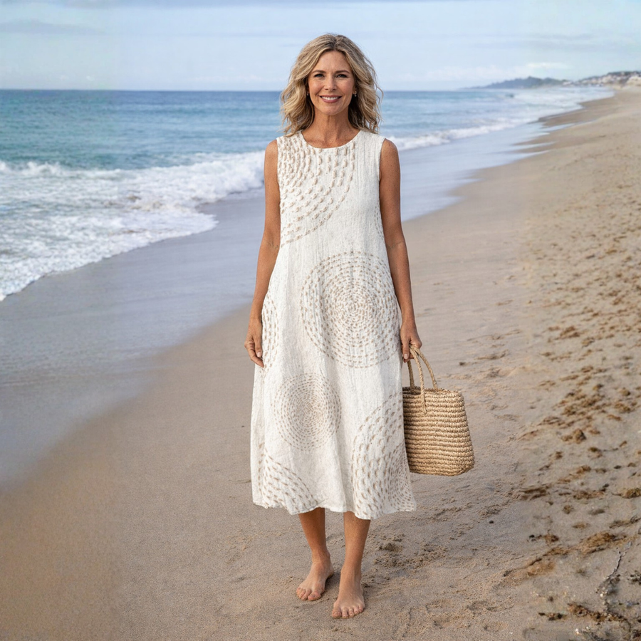 Margarida™ | Vestido Descontraído Retro