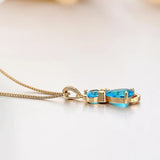 Collier Pendentif Chat en Cristal