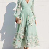 Denise | Vestido Midi com Mangas Balão
