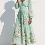 Denise | Vestido Midi com Mangas Balão
