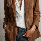 Aurora | Blazer Vintage Castanho