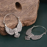 Boucles d'oreilles hibou bohème vintage