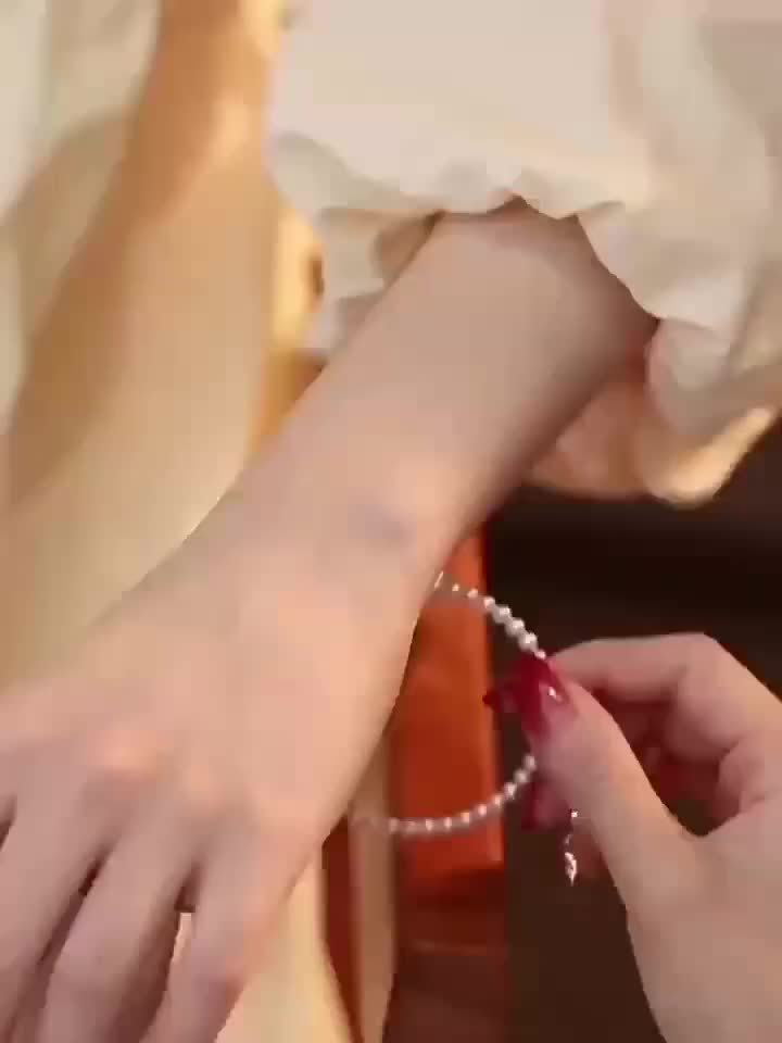 Pulseira Retro de Pérolas