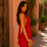 Vestido Manila em vermelho