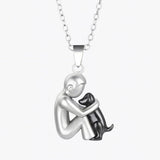 Collier pendentif Étreinte