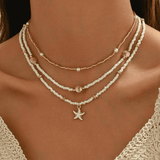 Colar Estrela-do-Mar com Missangas
