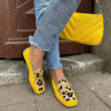 Mocassins com Padrão Animal