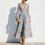 Denise | Vestido Midi com Mangas Balão