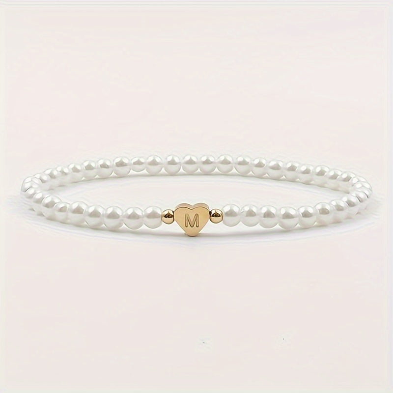 Pulseira Coração com Inicial