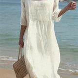 Marina™ | Vestido Midi do Dia a Dia