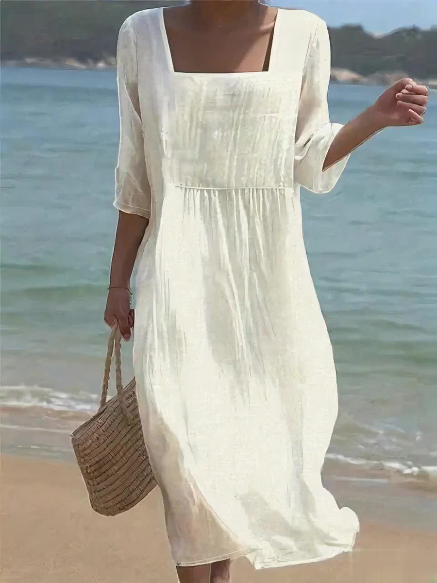 Marina™ | Vestido Midi do Dia a Dia