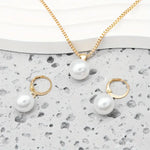 Conjunto de Colar Elegante com Pérolas