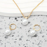 Conjunto de Colar Elegante com Pérolas