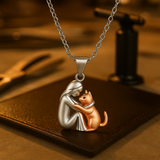Collier pendentif Câlin de chat