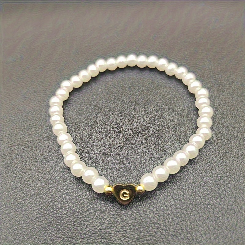 Pulseira Coração com Inicial