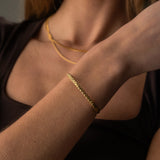 Pulseira Rígida Torcida Ajustável