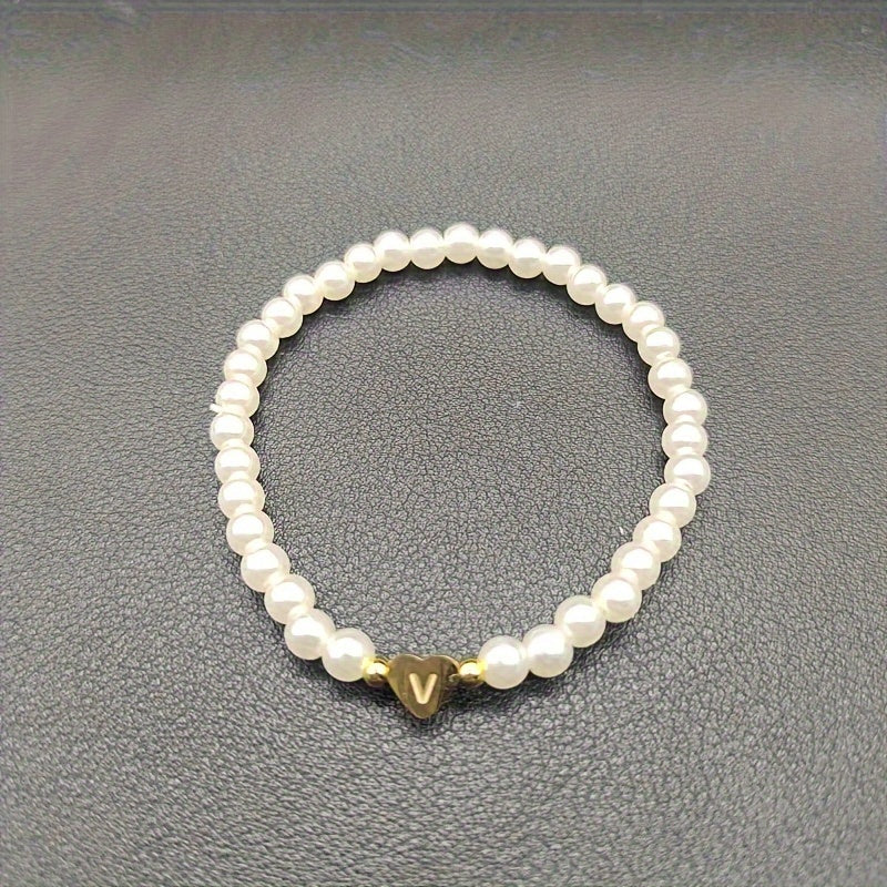 Pulseira Coração com Inicial