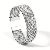 Pulseira Aberta Malha Trançada