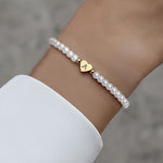 Pulseira Coração com Inicial